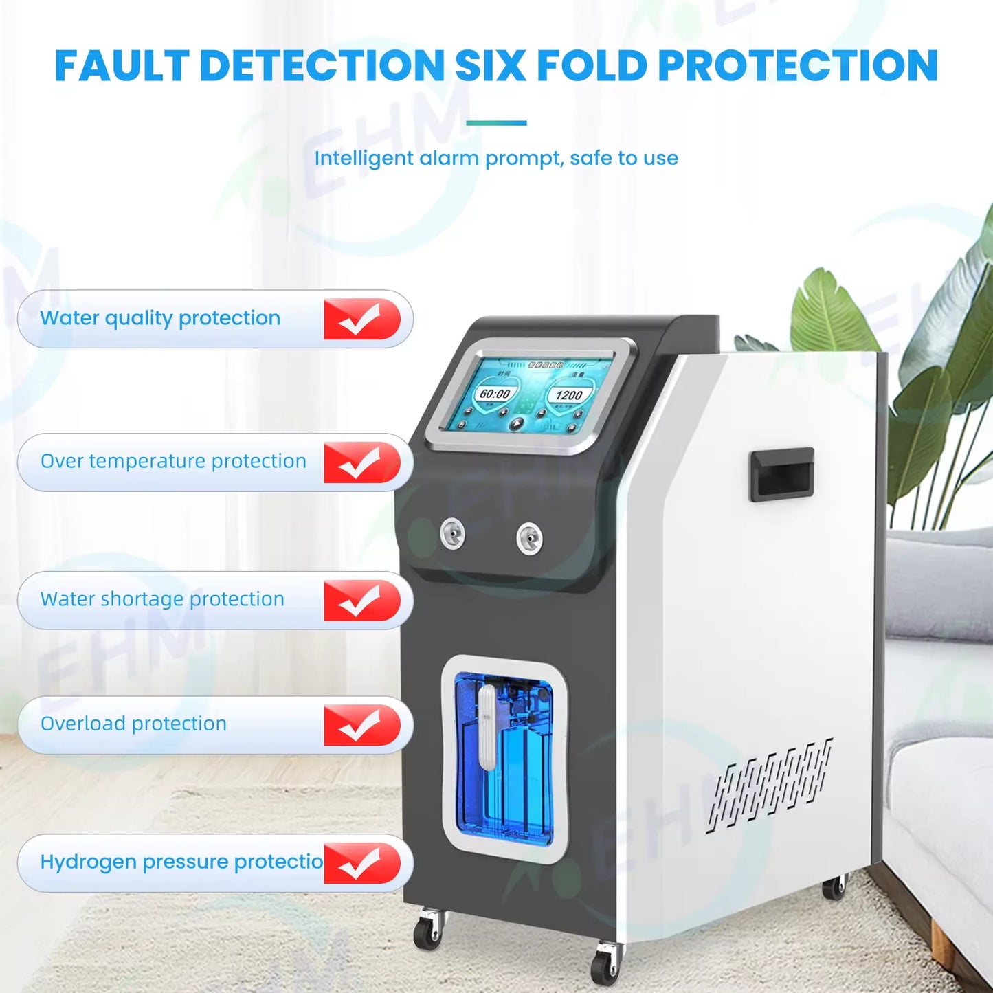 High-Purity H2 Generator – 3000H+1500O