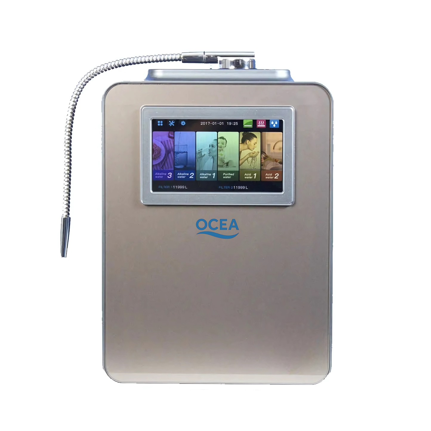 OCEA - EHM Alkaline Water Ionizer – 8 Titanium Plates