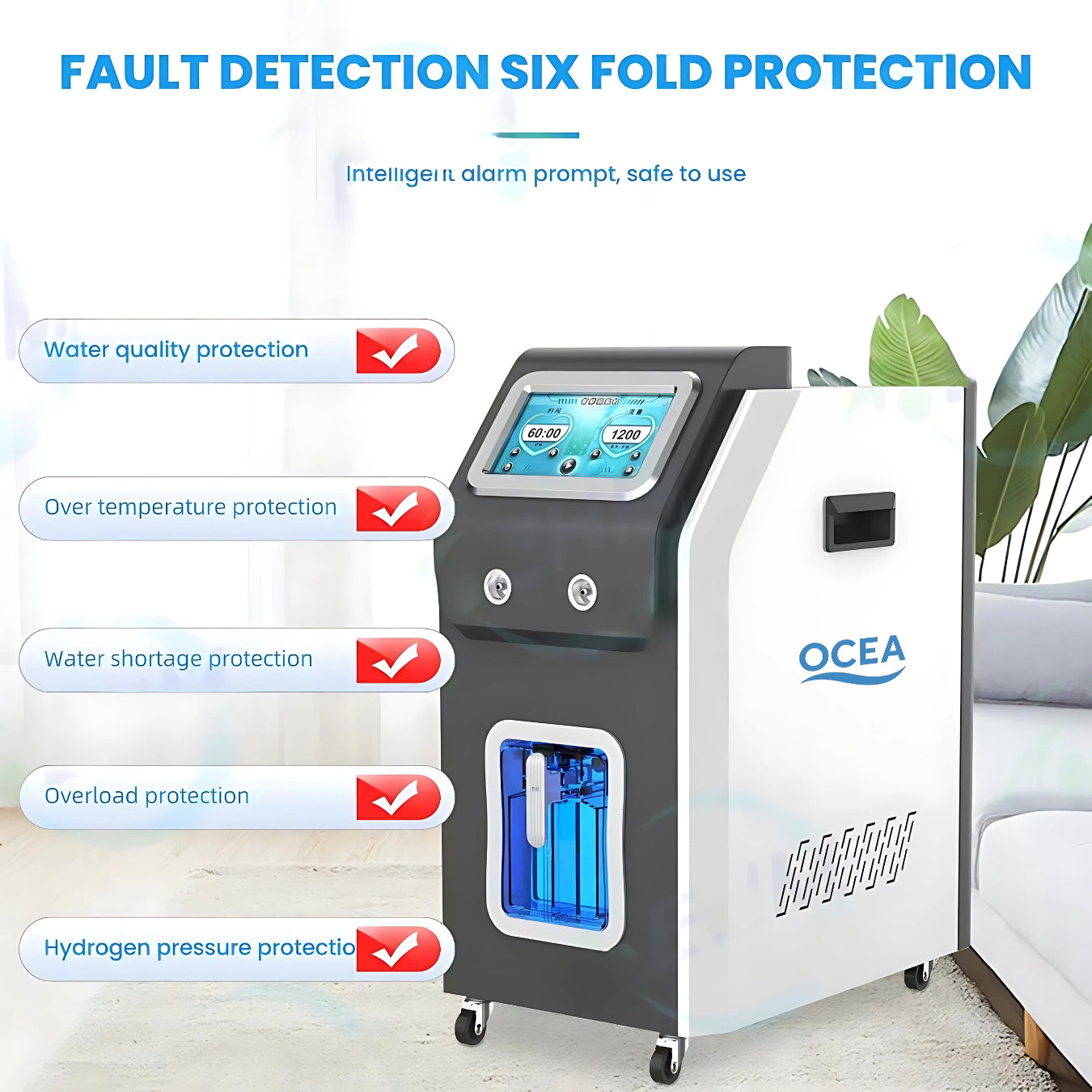 PEM Hydrogen Inhaler – Pure H2 Generator